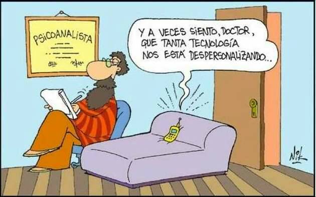 nuevas tecnologías, humor