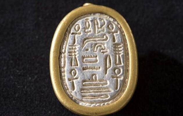 sello egipcio, sello escarabajo