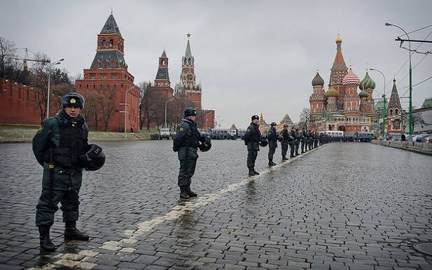 moscu rusia policia