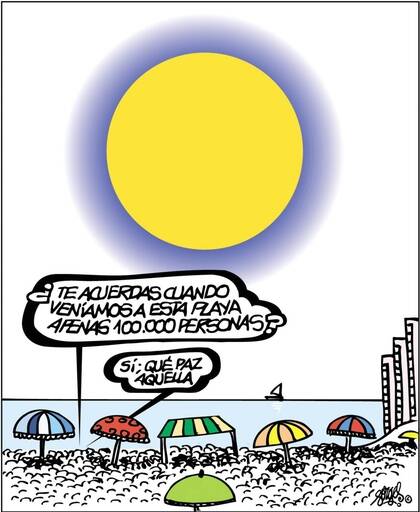 vacaciones playa, humor forges