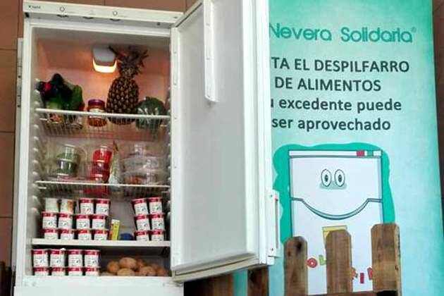 La nevera solidaria de Zaragoza,nevera solidaria, Zaragoza