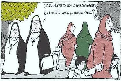 hiyab burka, toca monjas