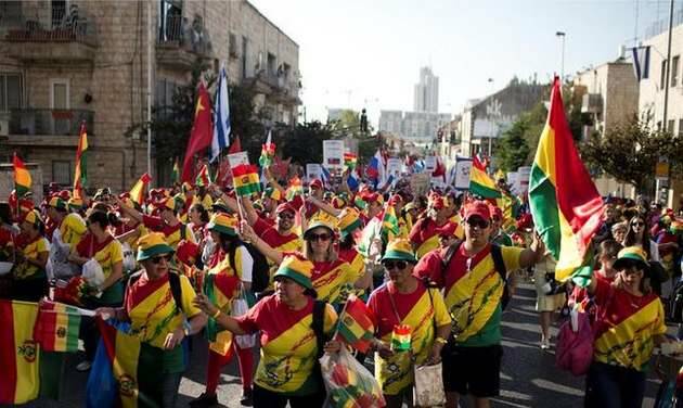 Evangélicos del mundo muestran su apoyo a Israel en la Marcha de Jerusalén,Israel evangélicos, Marcha Jerusalén