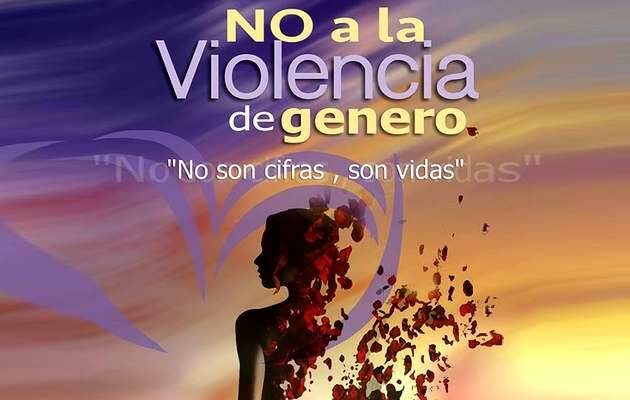 Imagen y lema del encuentro,violencia mujer