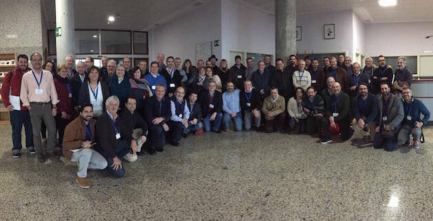 Grupo de participantes del encuentro celebrado en Guadarrama, los días 25 y 26 de noviembre.,