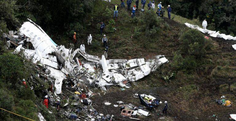 Chapecoense, avión