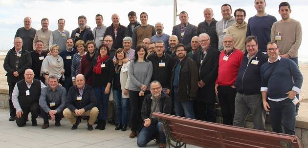 Los participantes del encuentro regional de Cataluña y Aragón, de febrero 2017.,