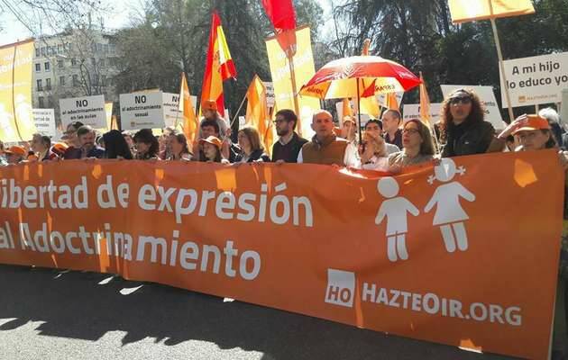 manifestación, HazteOir