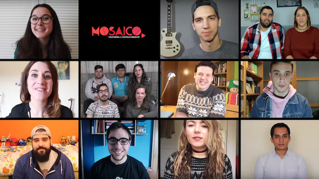 mosaico youtubers
