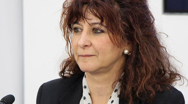 La profesora Alicia Rubio.,alicia rubio