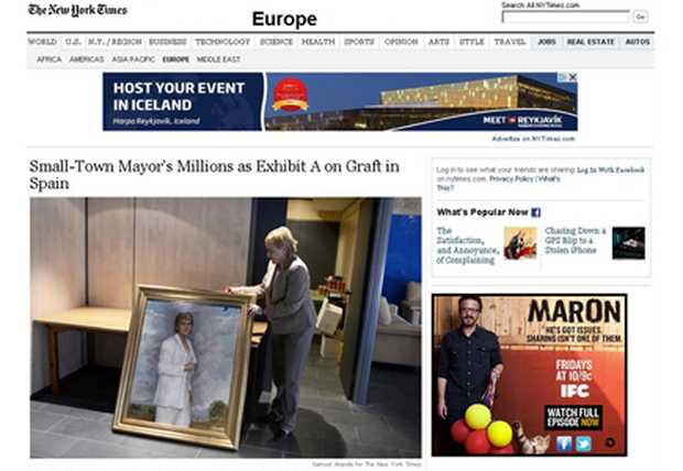 <p>
</p>
<p>
Imagen del artículo en la web de 'The New York Times'.</p>
,
