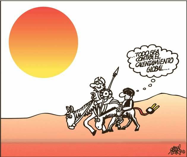 cambio climático, Sancho Panza