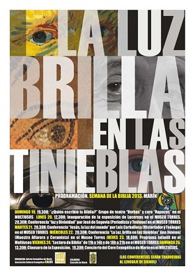 <p>
Cartel de la Semana de la Biblia en Marín.</p>
,