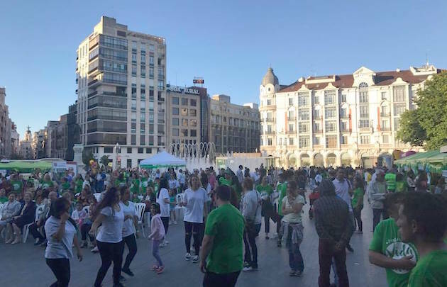 Las actividades se desarrollaron en la céntrica Plaza Zorrilla. ,