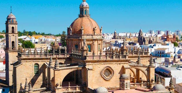 Panorámica de Jerez de la Frontera.,
