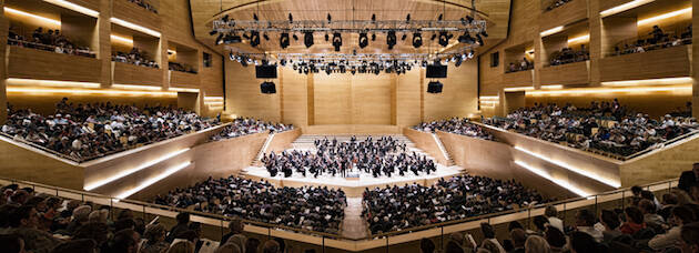 El Auditori de Barcelona donde se celebrará el Concierto de la Reforma.,