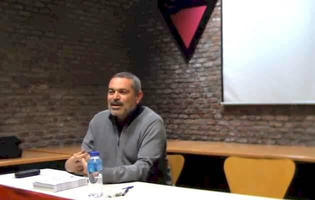 Juan Sánchez, durante su conferencia en COGAM / youtube,Juan Sánchez, IEE COGAM