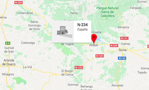 Lugar del accidente.,