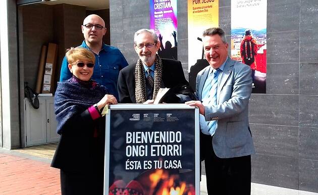 La psicóloga Ester Martínez ha sido la encargada del seminario, organizado por la Iglesia Sion Barakaldo. / Ibai Cereijo,