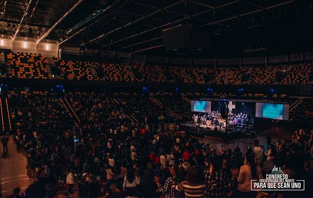 Hasta 2.000 personas se han reunido en el Bilbao Arena con motivo del congreso. / Equipo Multimedia Fade Norte,
