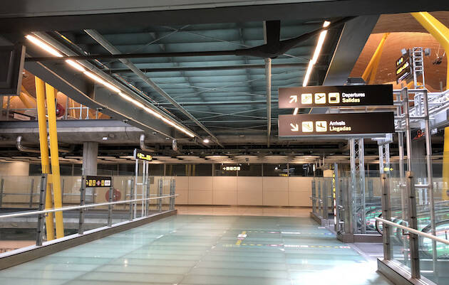 Aeropuerto Adolfo Suárez (Madrid-Barajas).,