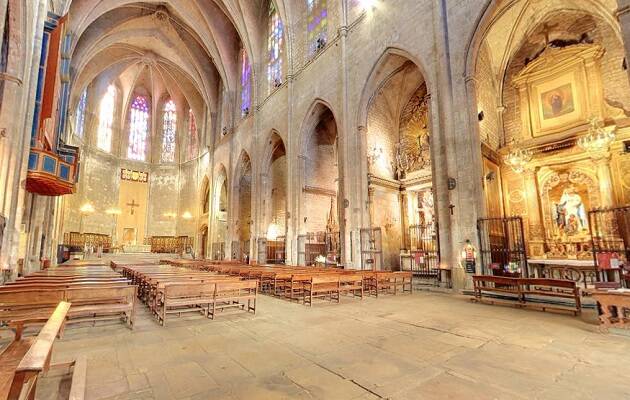 Interior de la basílica de Santa Maria del Pi, donde se celebrará el acto. / basilicadelpi,
