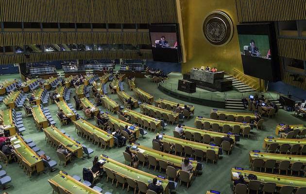 Asamblea de la ONU reunida este pasado martes 28 de mayo. /UN Photo, Manuel Elias,