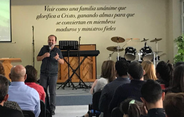 Juan Varela, durante la última clase del curso. / INFFA,