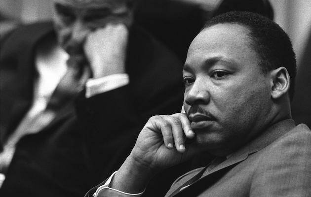 Luther King, en la Casa Blanca visitando al presidente Johnson, en 1966. / Wikimedia, Dominio público,