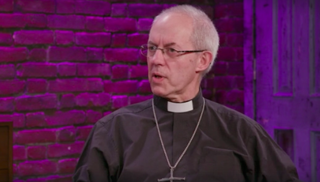 El arzobispo de Canterbury, Justin Welby, explicando la guía de la Iglesia Anglicana para actuar en las redes sociales. / Church of England,