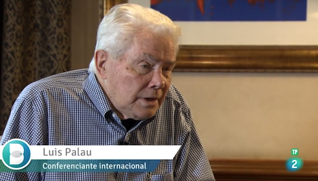 Luis Palau, entrevistado en Buenas Noticias TV. / TVE,