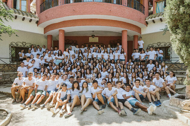 Asistentes al campamento Verano GBE 2019.,