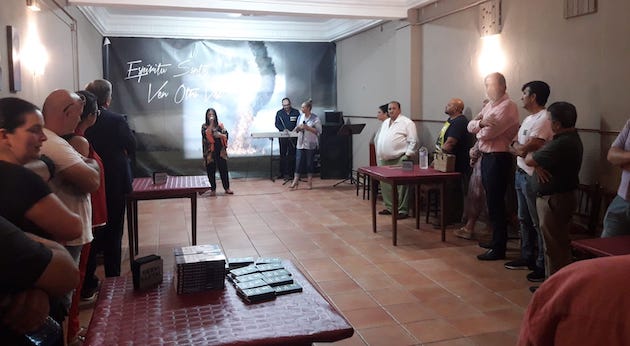 Acto de apertura del local de la Iglesia Buenas Noticias en Benavente.,