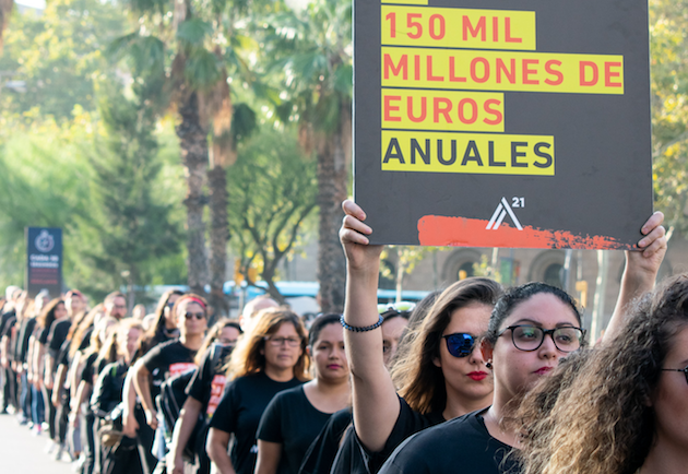 Una de las caminatas del año pasado. / A21,