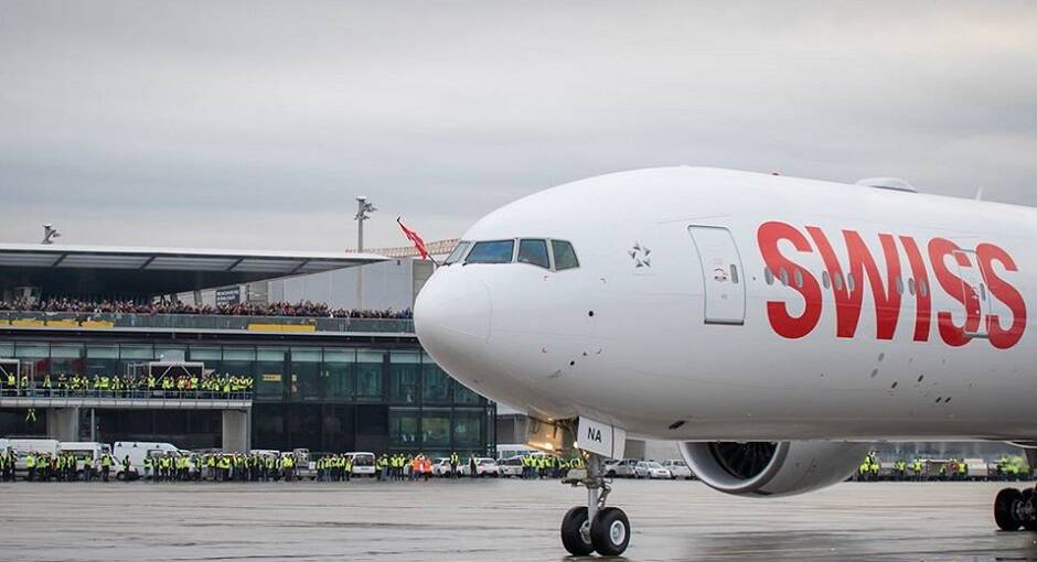 Un avión de la aerolínea Swiss Airlines. / Facebook Swiss,