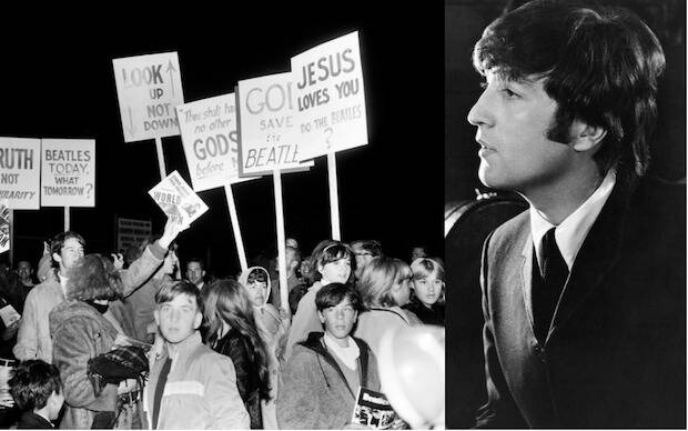Cuando Lennon dijo en 1966 que los Beatles eran más populares que Jesús, hizo que muchos cristianos en Estados Unidos quemaran sus discos.