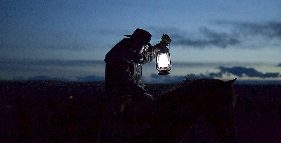 noche luz, soledad