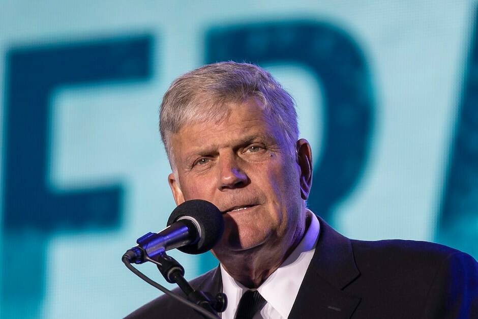 Franklin Graham,, en una conferencia en 2019. / Facebook Franklin Graham,
