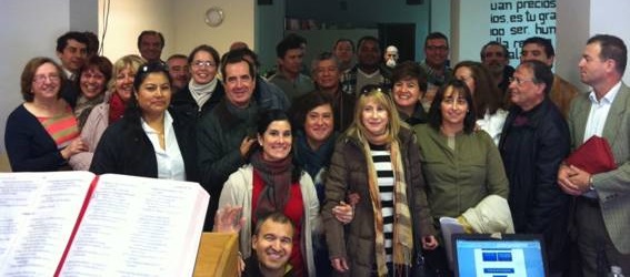 <p>
Asistentes a la reunión del Ministerio Evangélico en Prisiones en Madrid, el día 2 de noviembre. / MEP</p>
,