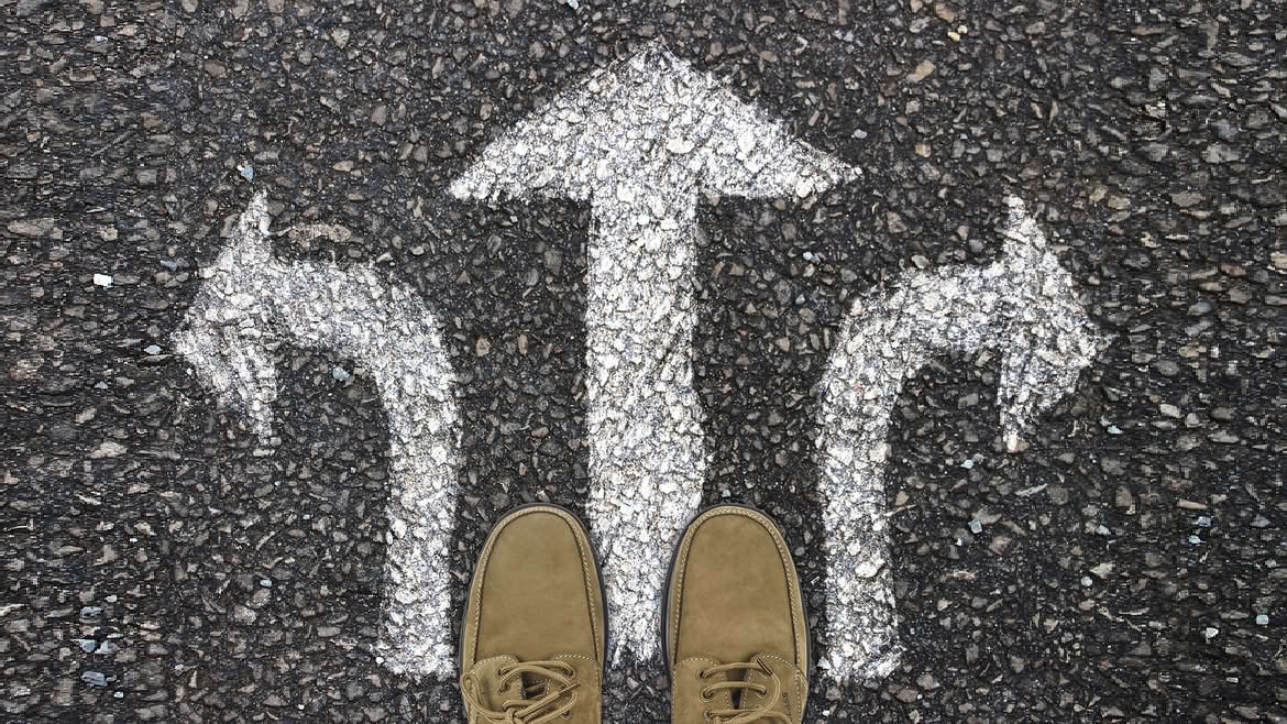 caminos diferentes, elección decisión
